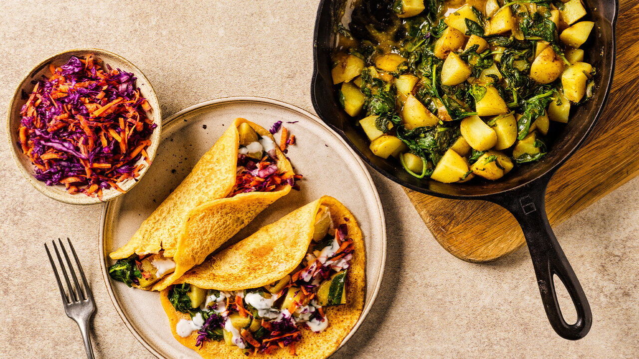 Nutritious lentil roll: any filling will do