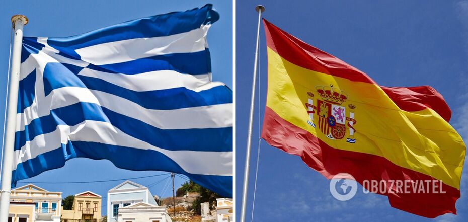 Greece and Spain.