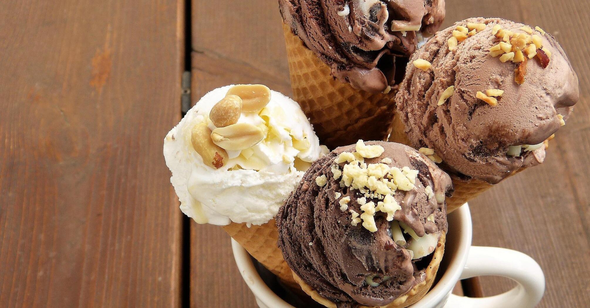 Homemade ice cream