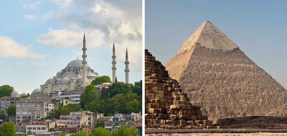 Порівняння Єгипту та Туреччини для відпочинку
