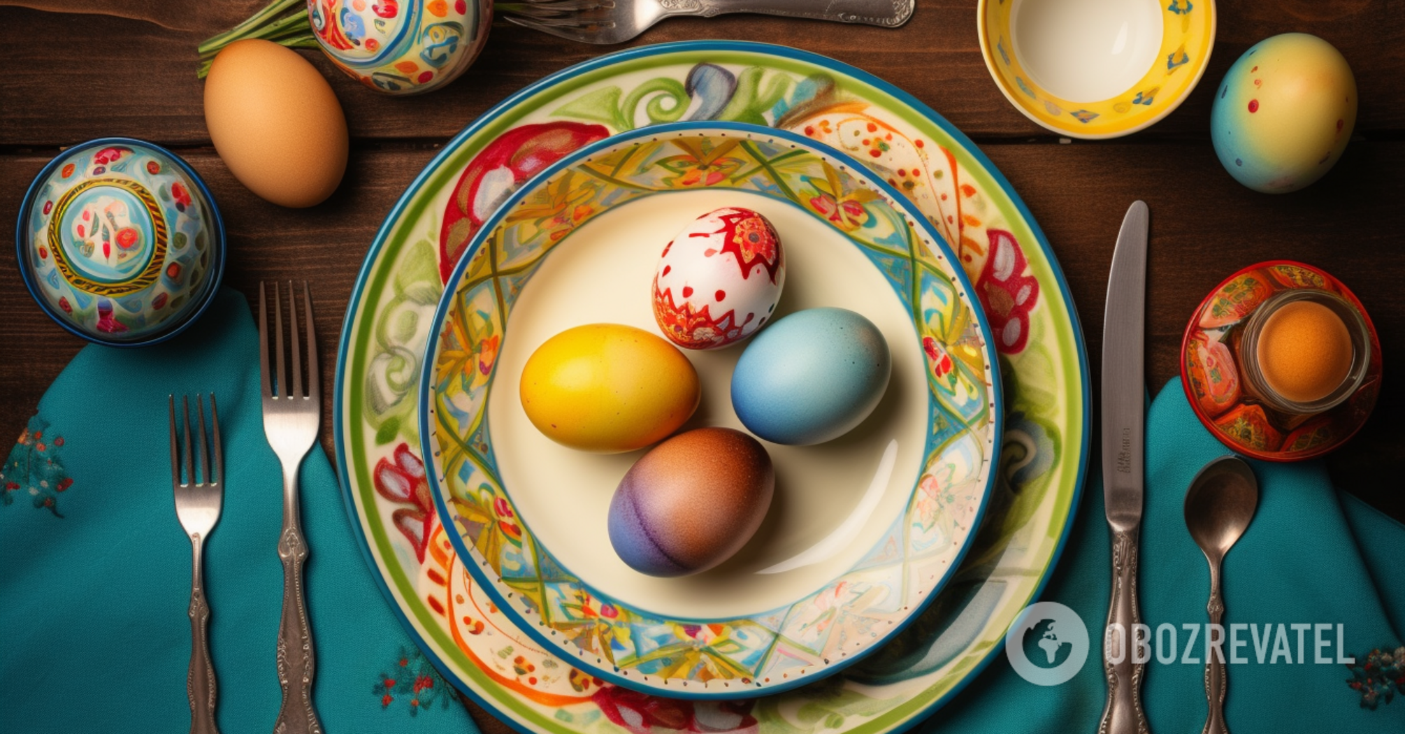 How to dye eggs for the Easter table with red cabbage