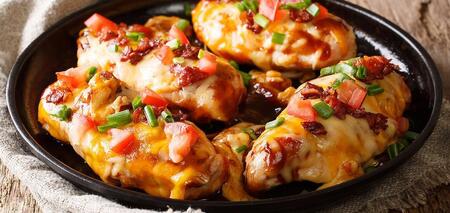 Simpler than cutlets: juicy chicken rolls in bacon