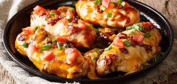 Simpler than cutlets: juicy chicken rolls in bacon
