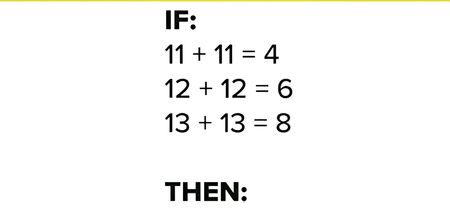 Ile to jest 14+14? Rozwiąż zagadkę, jeśli odpowiedź nie brzmi 28