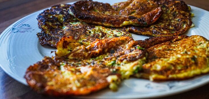 Zucchini pancakes