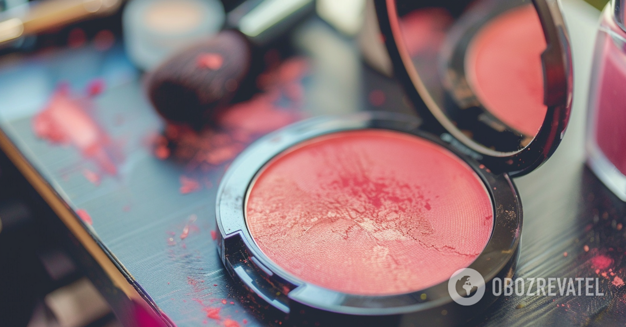How to apply blush using the Boyfriend trend method: instructions