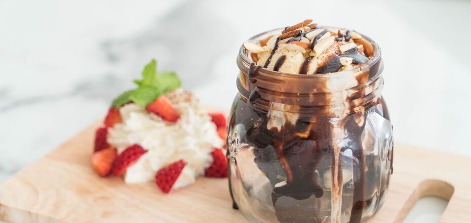 Fantazyjny deser twarogowy w 10 minut