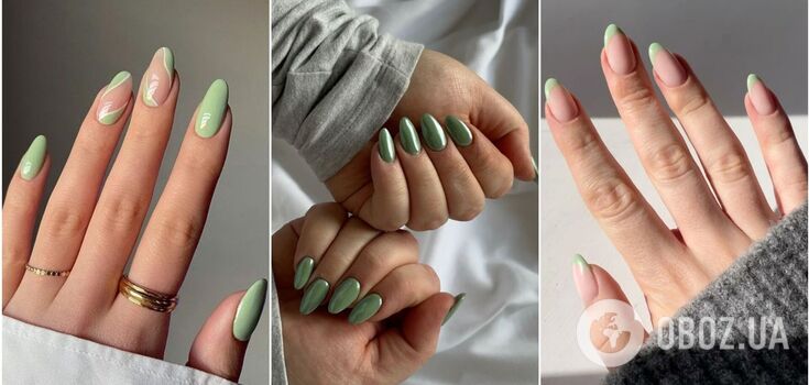 Matcha and mint nails are a new manicure trend. 6 ideas for inspiration that smell like spring