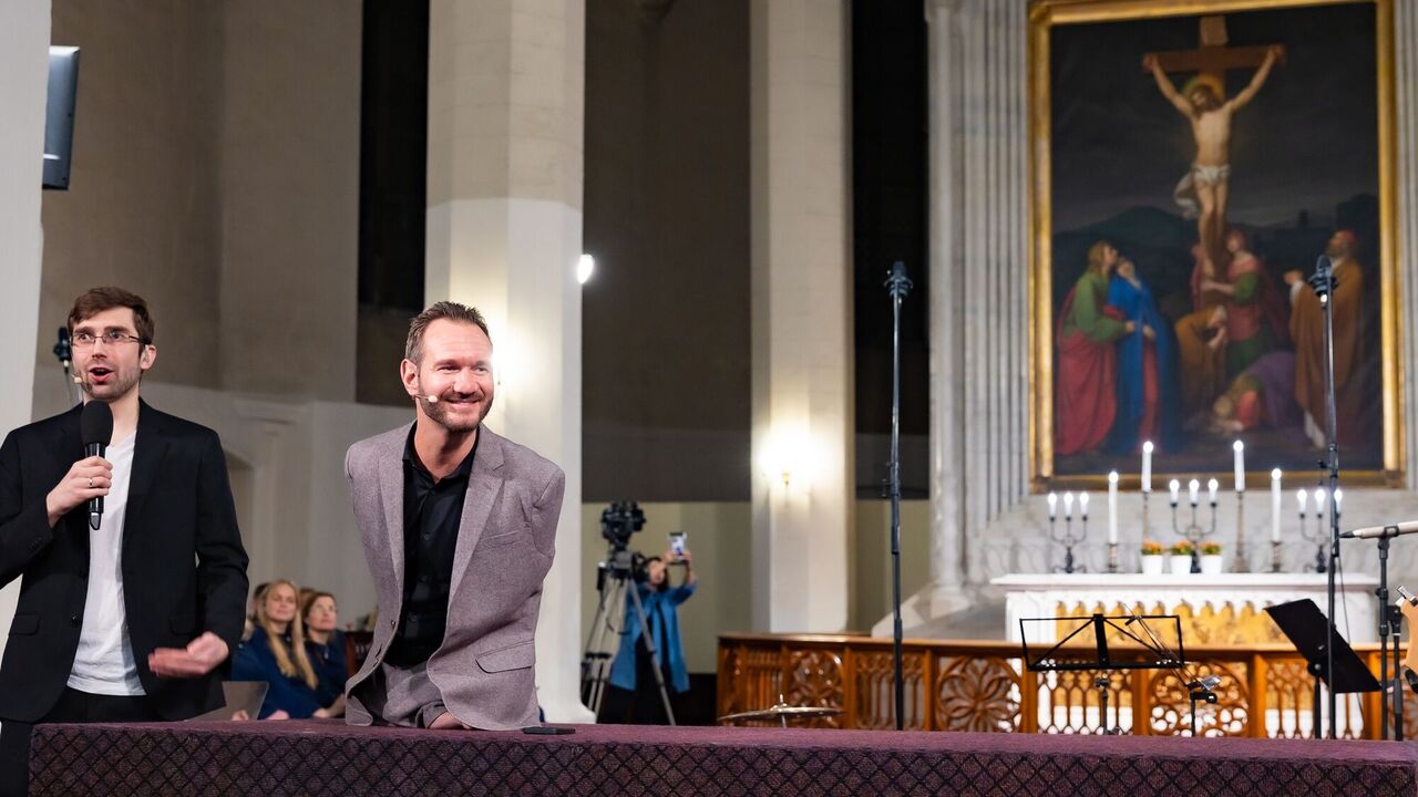 Where did the legendary man Nick Vujicic disappear to and why are there no recent photos of his family online?