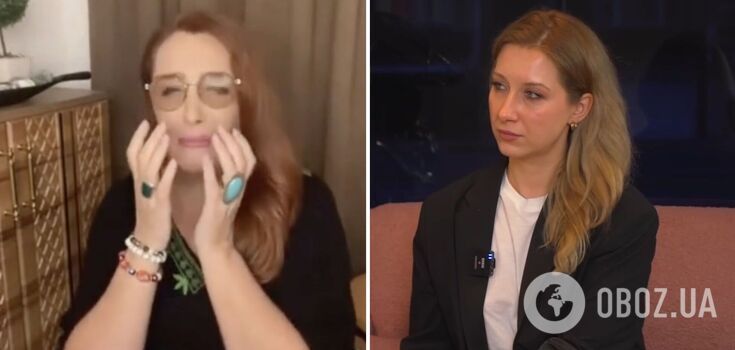 Snizhana Yehorova lashes out at her pro-Ukrainian daughter Stasia Rovinska with hysterical fake cries and profanity, calling Ukrainians "mentally ill"