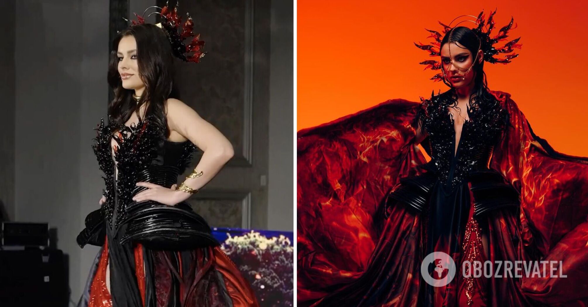 Ukrainian woman's symbolic dress conquers the Miss Eco International-2024 jury board, adding Anhelina Usanova to the top 3: what is the meaning behind her look