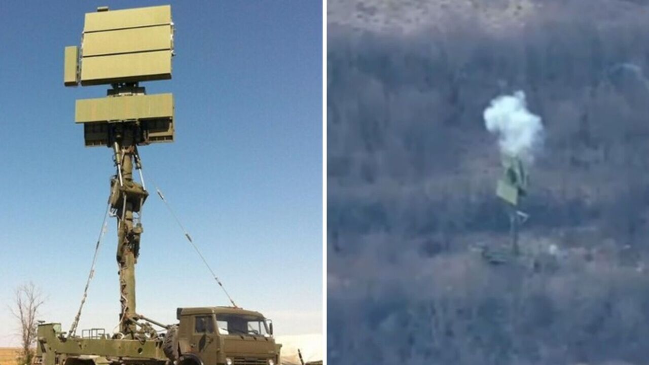 DIU destroys Russia's newest $5 Podlet radar station. Video