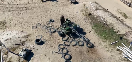 How the military is trained to use anti-aircraft guns against drones: powerful footage shown by OC North