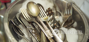 How to clean silverware to a perfect shine: an unexpected way