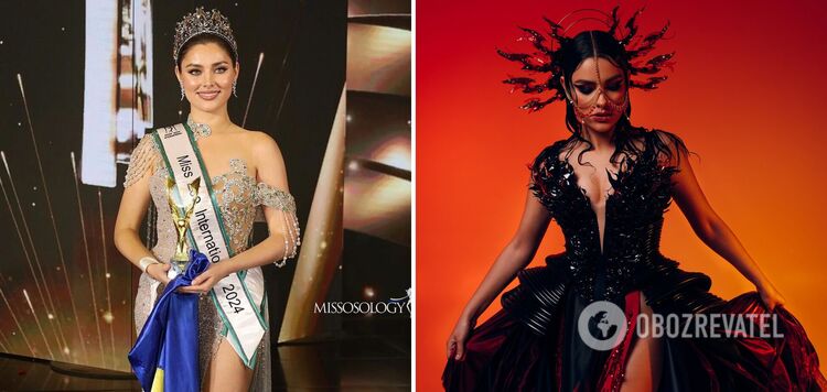 Ukrainka Angelina Usanowa wygrała konkurs piękności Miss Eco International-2024 w Egipcie: jej sukienka, symbol wojny, podbiła jury. Zdjęcie.