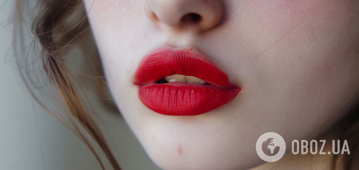 How to enhance the shade of red lipstick: a sensational trick