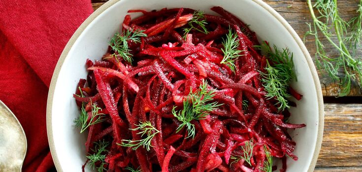 Simpler than Dressed herring: beetroot salad for every day