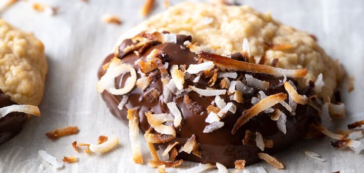 Coconut cookies without flour: what to add instead