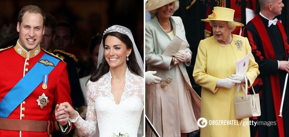 Stało się wiadome, który królewski protokół Elżbieta II naruszyła na ślubie księcia Williama i Kate Middleton: ale nie jest winna