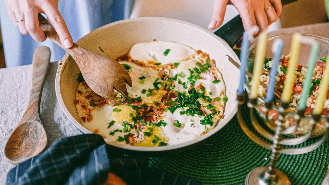 Homemade shakshuka