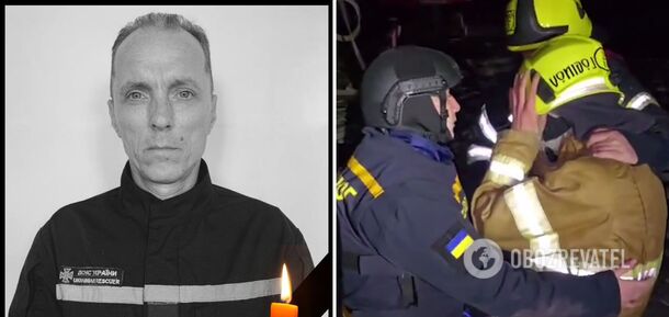 'It's impossible to watch this footage with a cold heart': the network was shocked by the video of a rescuer whose father was killed by Russia in Kharkiv