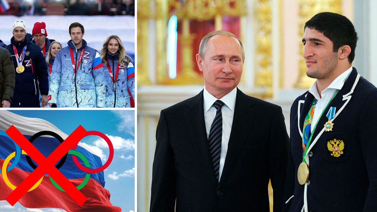 The IOC has suspended the Olympic champion from Russia from qualifying for the 2024 Olympics, driving the Russians to hysteria