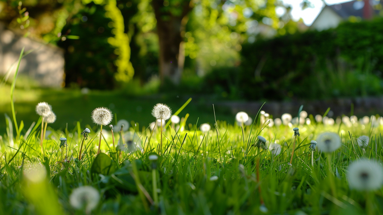 An easy way to get rid of dandelions on the lawn: no chemicals needed