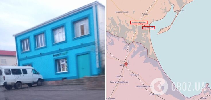 In occupied Henichesk, Kadyrov's men are settled in a driving school: "Atesh" warns the invaders