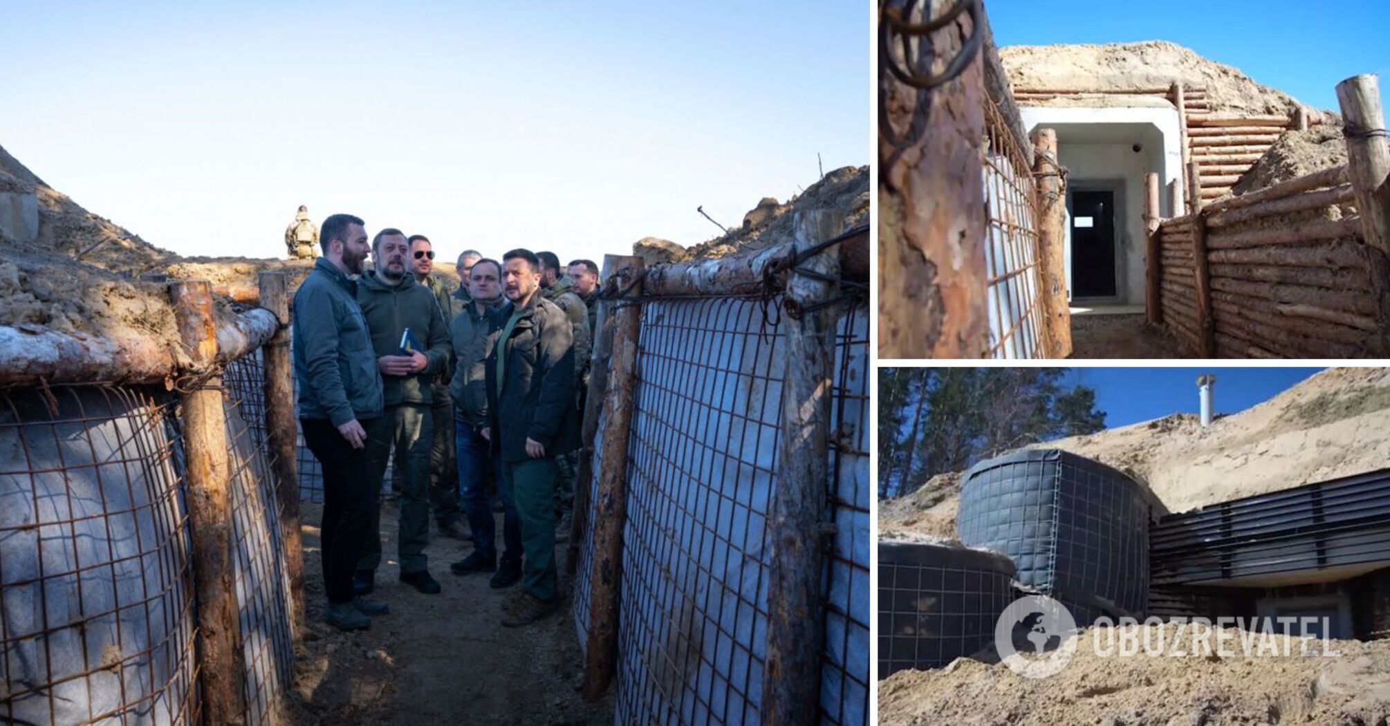 "Najważniejsza jest niezawodność": Zełenski kontroluje budowę umocnień w obwodzie czernihowskim. Zdjęcia i wideo