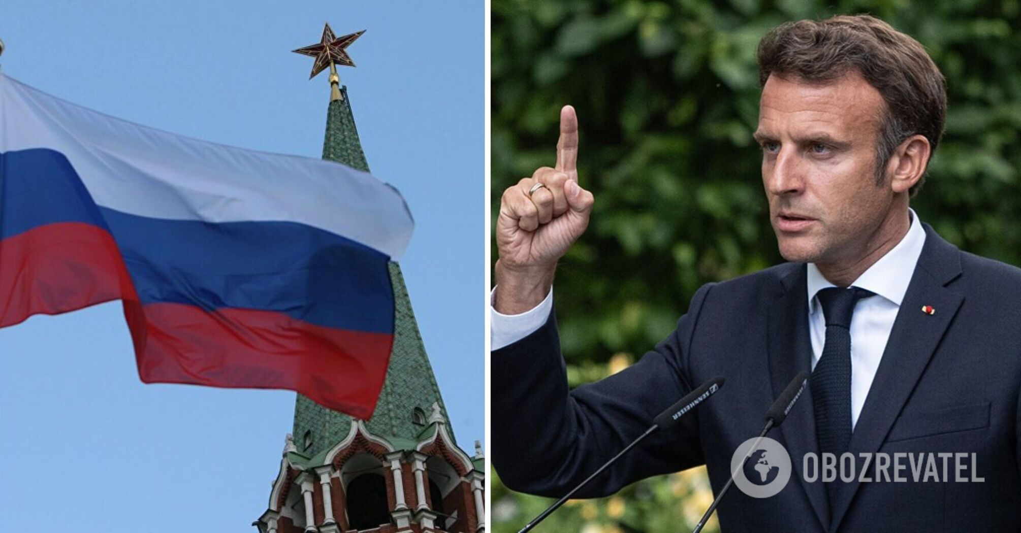 Macron speaks about the Russian-Ukrainian war