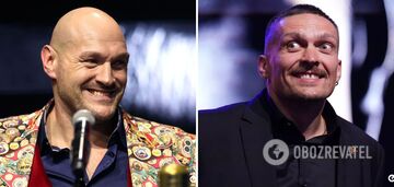 'He is very big': Usyk praised Fury and spoke about his injury