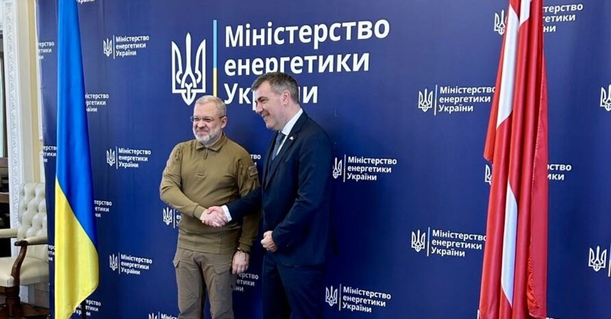 Energy Ministers of Ukraine and Denmark meet in Kyiv