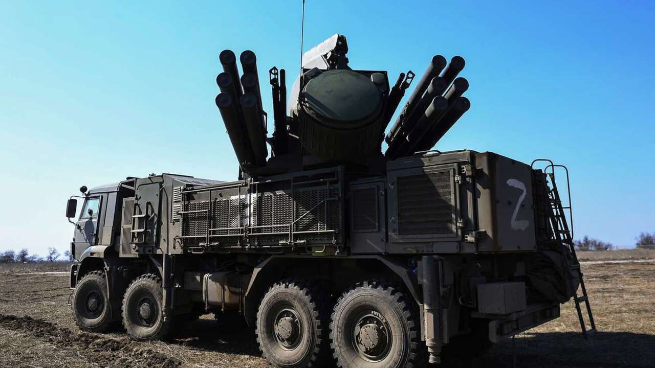 Russian air defense system Pantsyr