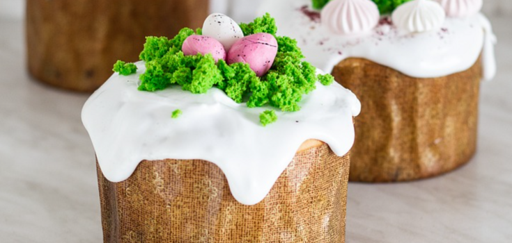 Quick icing for Easter cake without eggs: hardens well and does not crumble