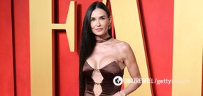 'A 61-year-old woman has a better figure than most 20-year-olds.' Demi Moore in a tiny leopard bikini impressed the network