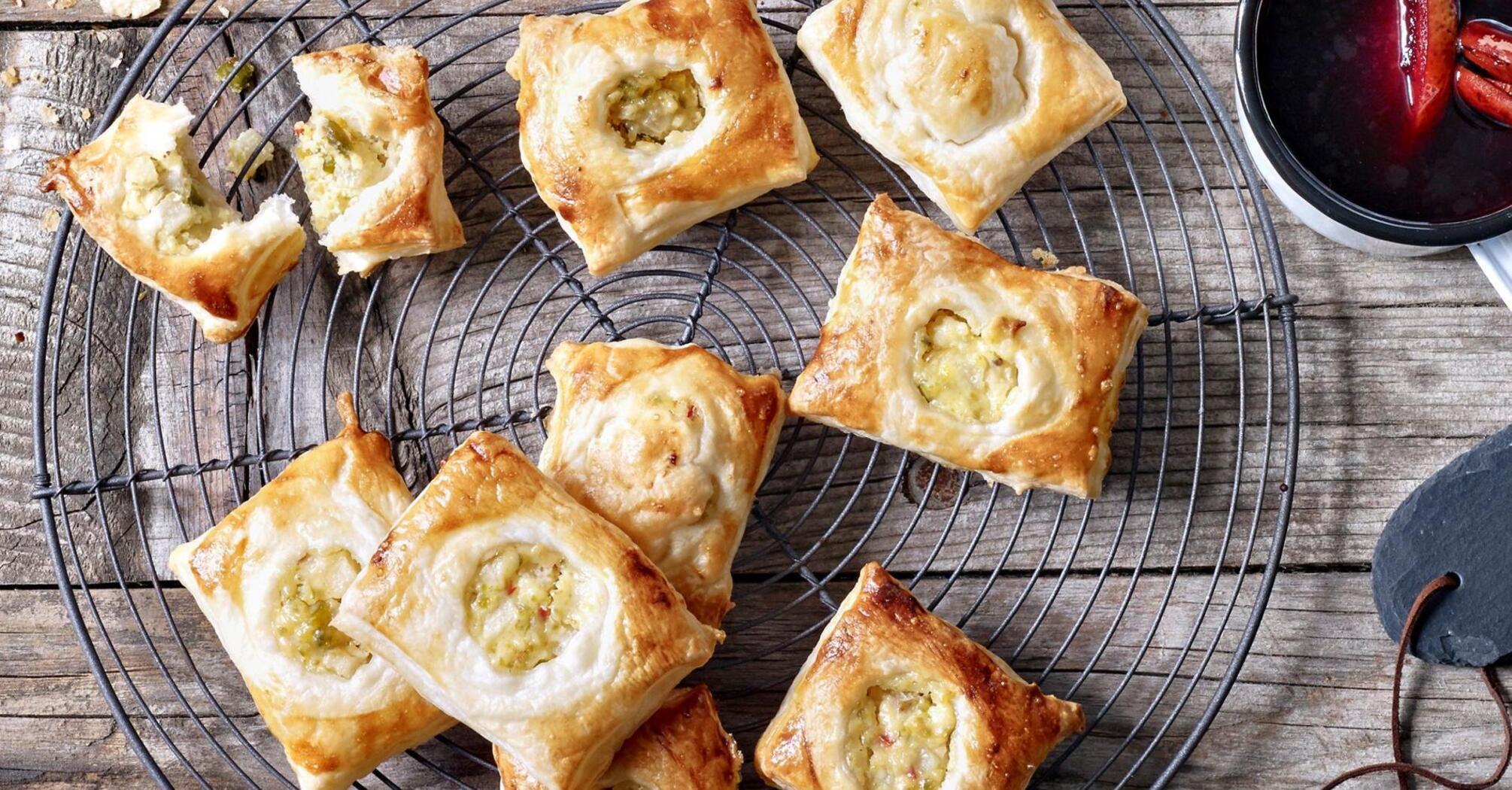 Instead of chips: an elementary puff pastry appetizer that you can prepare in minutes