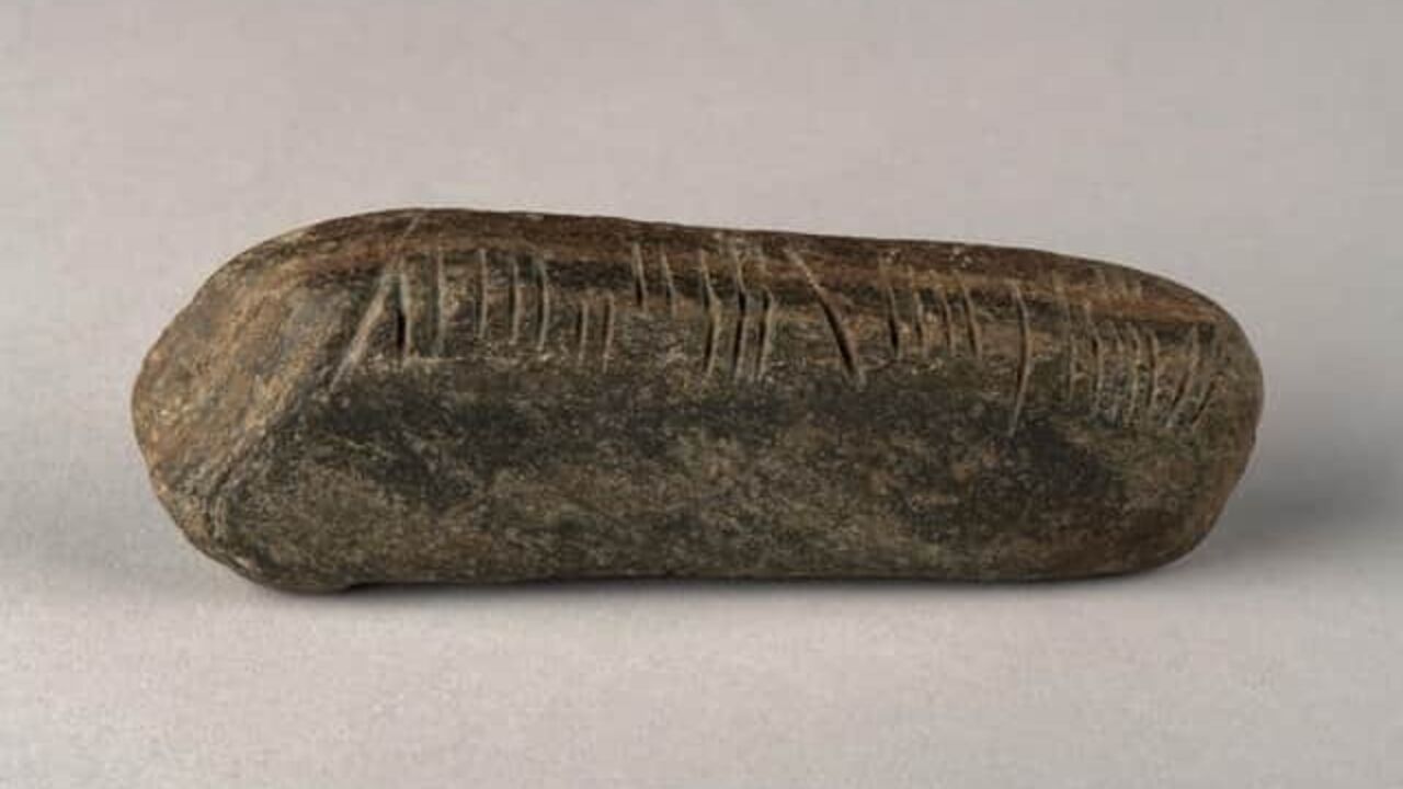 Greetings from the fourth century: geography teacher found a stone with mysterious markings in his garden