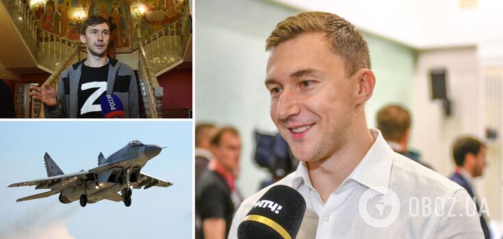Traitor Karyakin said that "his heart felt warmer" after fighter jets bombing Ukraine flew overhead