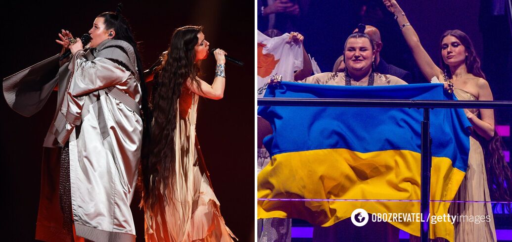 Which countries did not give Ukraine a single point at Eurovision 2024: jury voting results