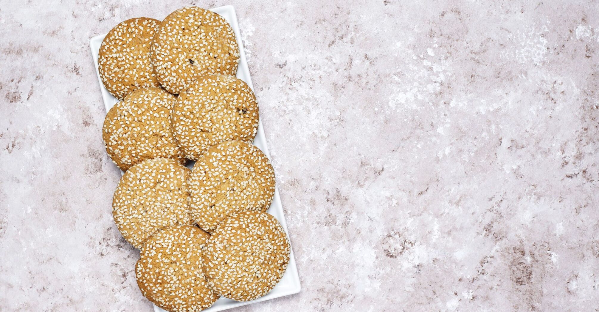 Sesame cookies in 5 minutes: and the house will have an extraordinary flavor