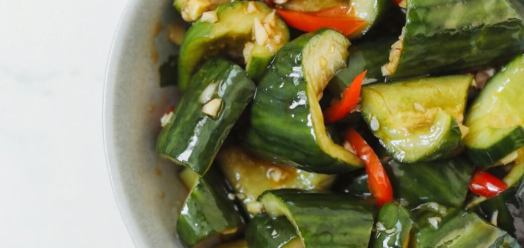 Korean-style cucumbers: preparing an original summer appetizer