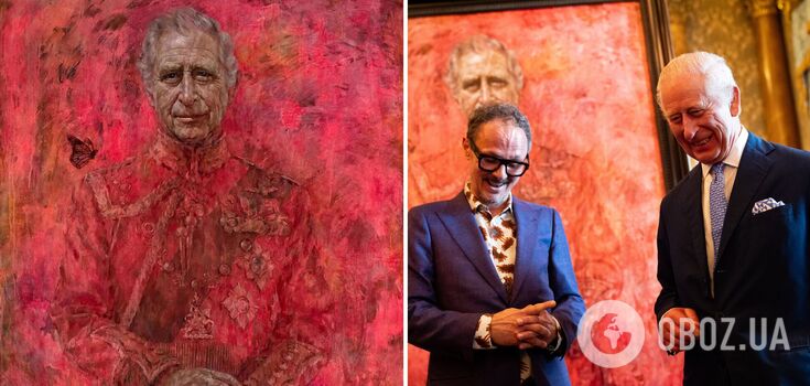 "As if jam had been spilled": the official portrait of King Charles sparked a discussion online. Photo