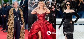 Ponadczasowa Meryl Streep w bieli i Jane Fonda w lamparcie cętki: najlepsze stylizacje z czerwonego dywanu na Cannes 2024