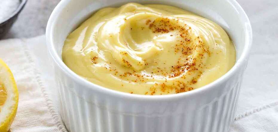 Safe homemade mayonnaise