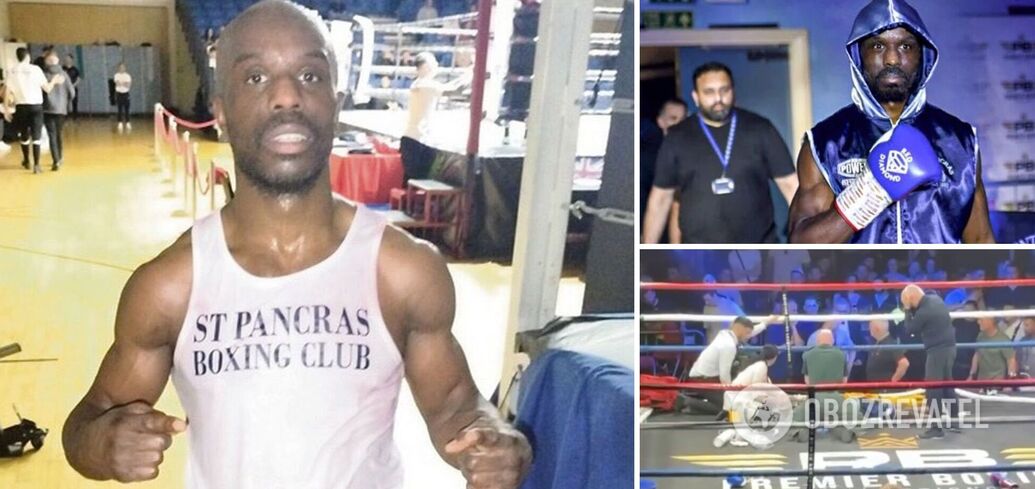 At a show in London, a boxer missed a punch to the head and died. Video
