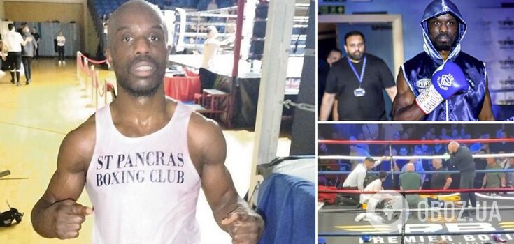 At a show in London, a boxer missed a punch to the head and died. Video