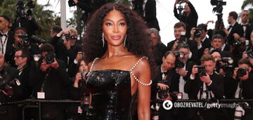 Naomi Campbell pojawiła się na czerwonym dywanie w sukience, którą miała na sobie 28 lat temu. Zdjęcia wtedy i teraz