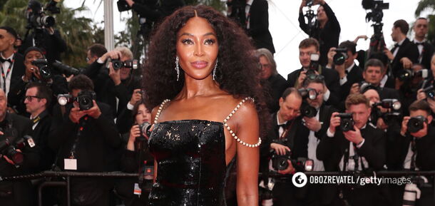 Naomi Campbell pojawiła się na czerwonym dywanie w sukience, którą miała na sobie 28 lat temu. Zdjęcia wtedy i teraz
