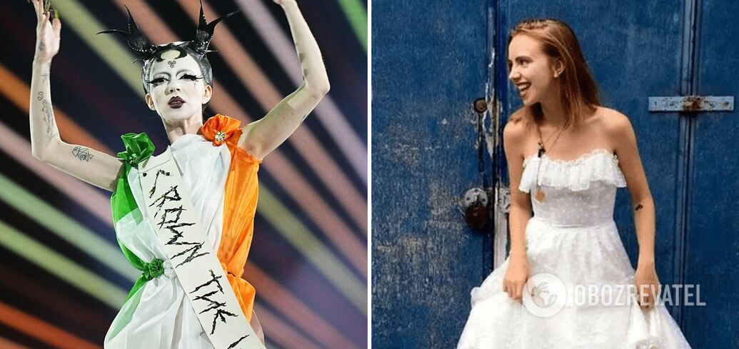 What the Eurovision 2024 stars Bambie Thug looked like before they became famous. Photo