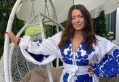 Mohylevska showed her youngest adopted daughter in an embroidered dress without makeup and charmed her subscribers